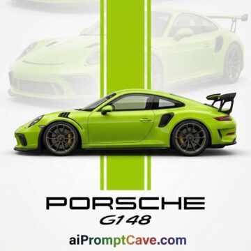 Porsche 911 GT3 Premium Graphic Poster Prompt - Free Ai Image Prompt
