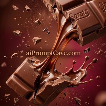 Premium Garoto Chocolate Explosion Ad Prompt - Free Ai Image Prompt