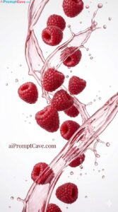 Premium Raspberry Splash Photography Prompt - Free Ai Image Prompt