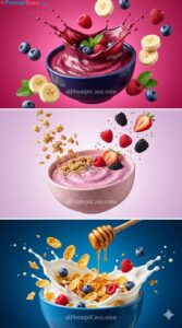 Premium Smoothie Bowl Photography Prompt - Free Ai Image Prompt