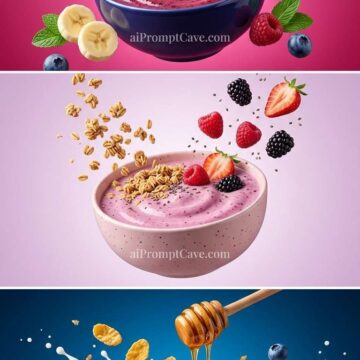 Premium Smoothie Bowl Photography Prompt - Free Ai Image Prompt
