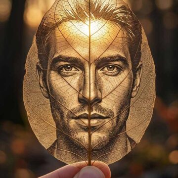 Skeleton Leaf Profile Picture Prompt - Free Ai Image Prompt