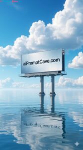 Surreal Ocean Billboard Scene - Free Ai Image Prompt Surreal Ocean Billboard Scene - Free Ai Image Prompt