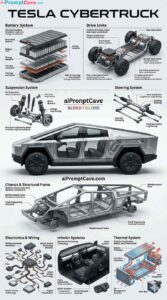 Tesla Technical Infographic Poster Prompt - Free Ai Image Prompt