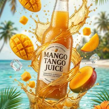 Tropical Mango Juice Explosion Prompt - Free Ai Image Prompt