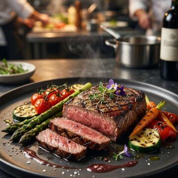 Ultra Realistic Michelin Grilled Beef Food Photography Prompt - Free Ai Image Prompt