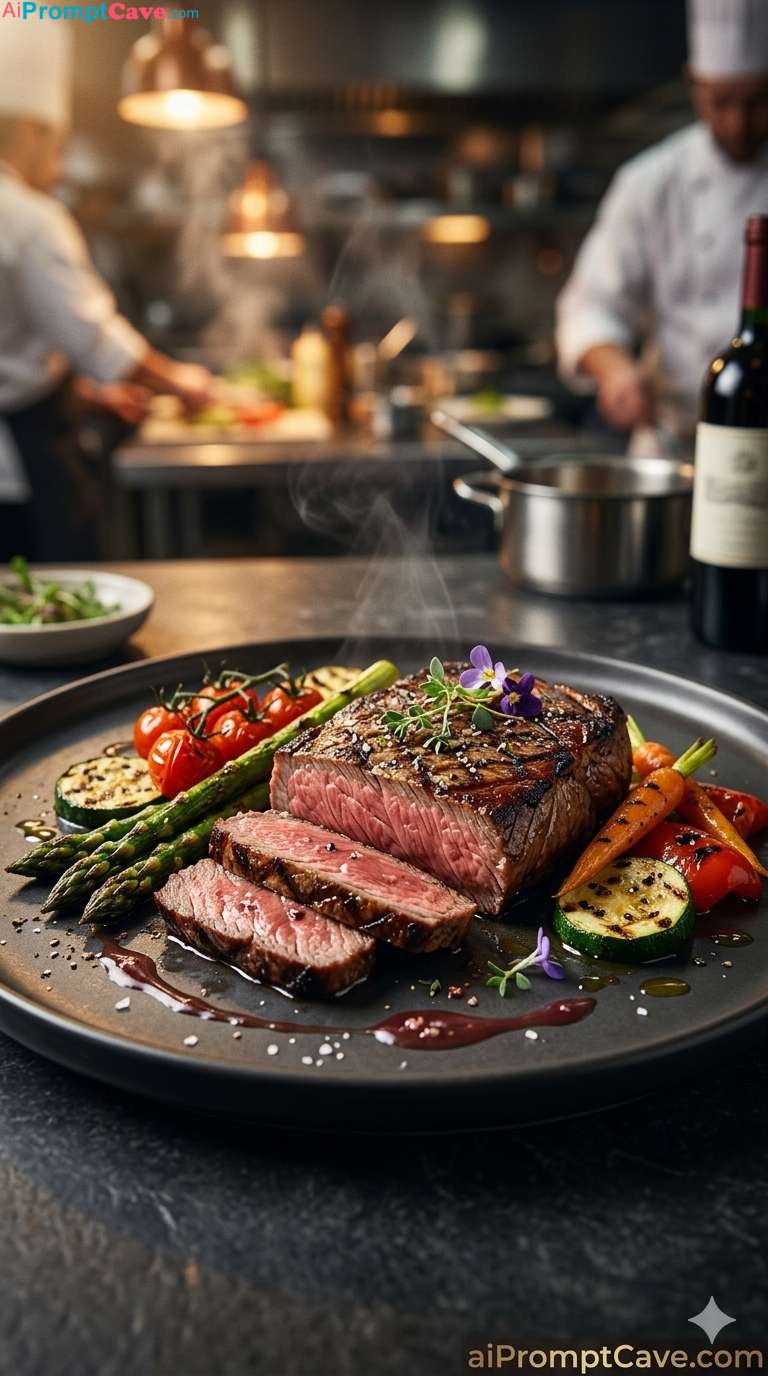 Michelin Grilled Beef Prompt – Free Ai Image Prompt Ultra Realistic Michelin Grilled Beef Food Photography Prompt - Free Ai Image Prompt