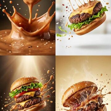 Ultra-Vivid Burger Commercial Prompt - Free Ai Image Prompt