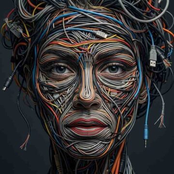 Wire-Wrapped Identity Portrait - Free Ai Image Prompt
