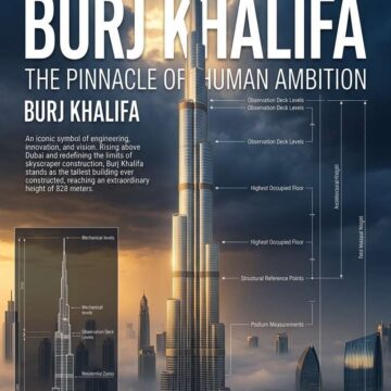 Burj Khalifa Engineering Infographic Prompt– Free Ai Image Prompt