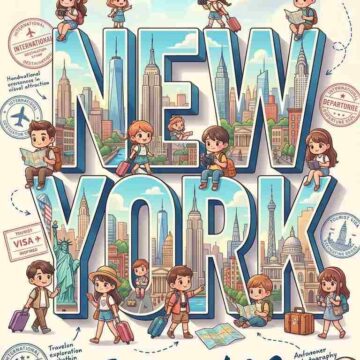 Cute Chibi Travel Vlog Poster Design Prompt - Free Ai Image Prompt