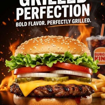 Flame-Grilled Burger King Prompt - Free Ai Image Prompt
