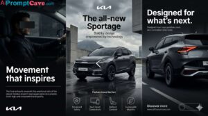 Kia Sportage Poster Prompt - Free Ai Image Prompt