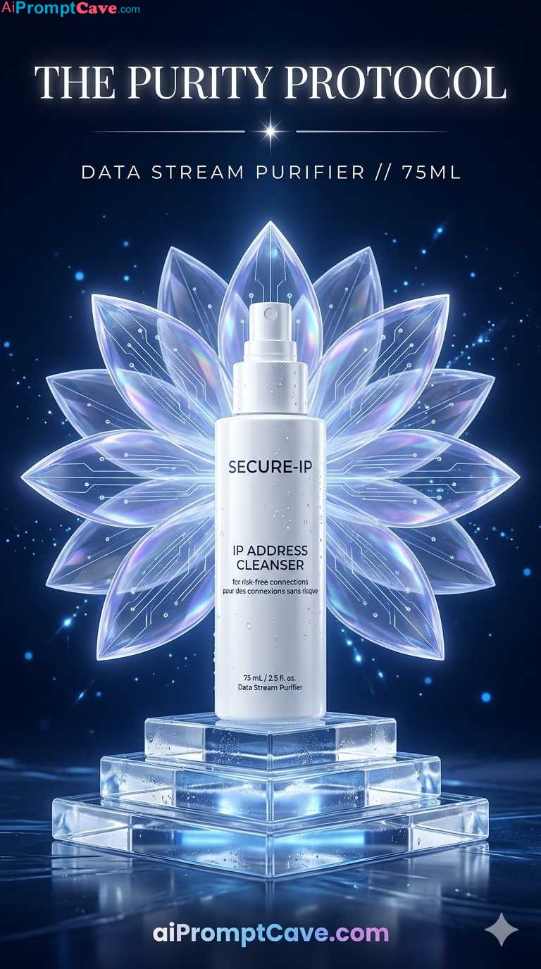 Luxury Cosmetic Tech Advertisement Prompt - Free Ai Image Prompt