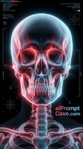 Medical Neon X-Ray Scan Prompt - Free Ai Image Prompt